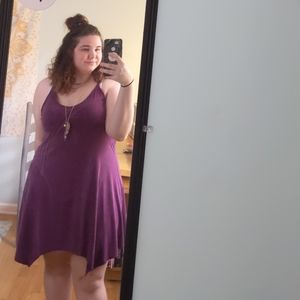 Purple spring/summer dress